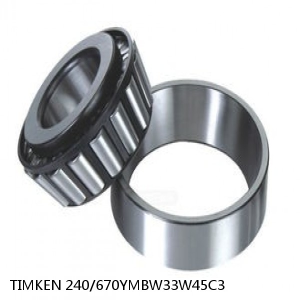 240/670YMBW33W45C3 TIMKEN Tapered Roller Bearings Tapered Single Imperial