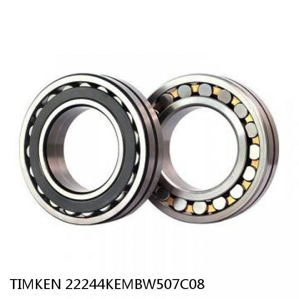 22244KEMBW507C08 TIMKEN Spherical Roller Bearings Steel Cage