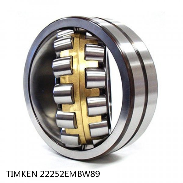 22252EMBW89 TIMKEN Spherical Roller Bearings Steel Cage