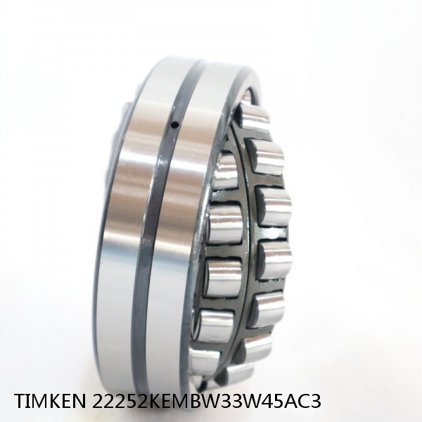 22252KEMBW33W45AC3 TIMKEN Spherical Roller Bearings Steel Cage