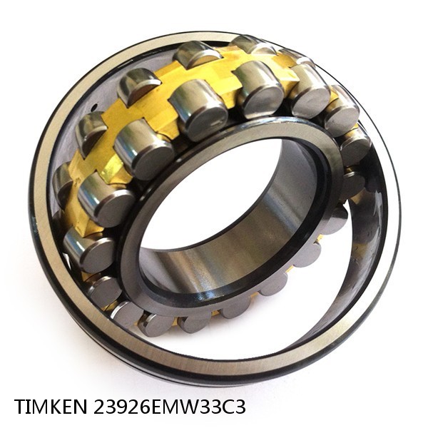 23926EMW33C3 TIMKEN Spherical Roller Bearings Steel Cage