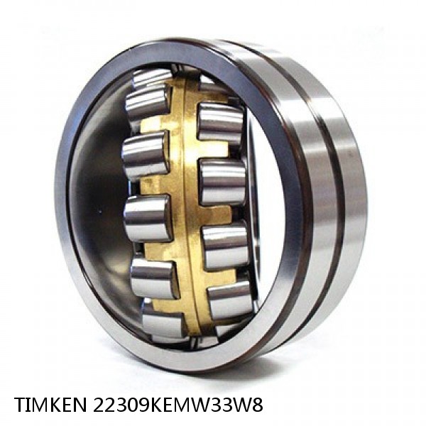 22309KEMW33W8 TIMKEN Spherical Roller Bearings Steel Cage