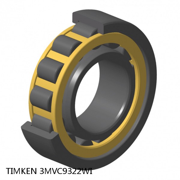 3MVC9322WI TIMKEN Cylindrical Roller Bearings Single Row ISO
