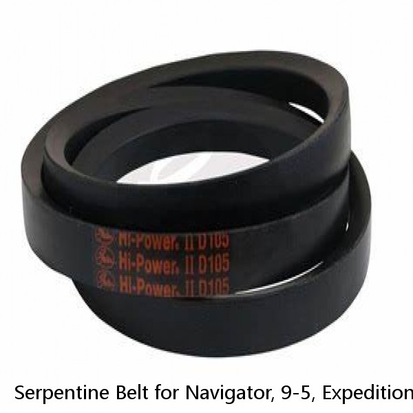 Serpentine Belt for Navigator, 9-5, Expedition, F-150, F-250+More K061031RPM