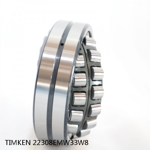 22308EMW33W8 TIMKEN Spherical Roller Bearings Steel Cage