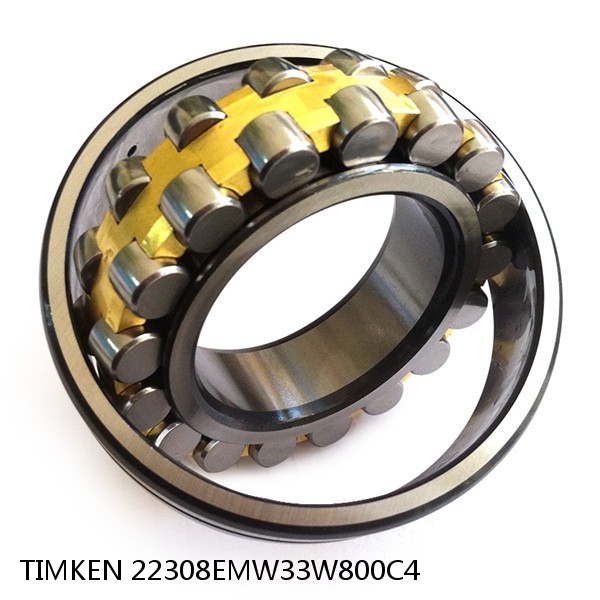 22308EMW33W800C4 TIMKEN Spherical Roller Bearings Steel Cage