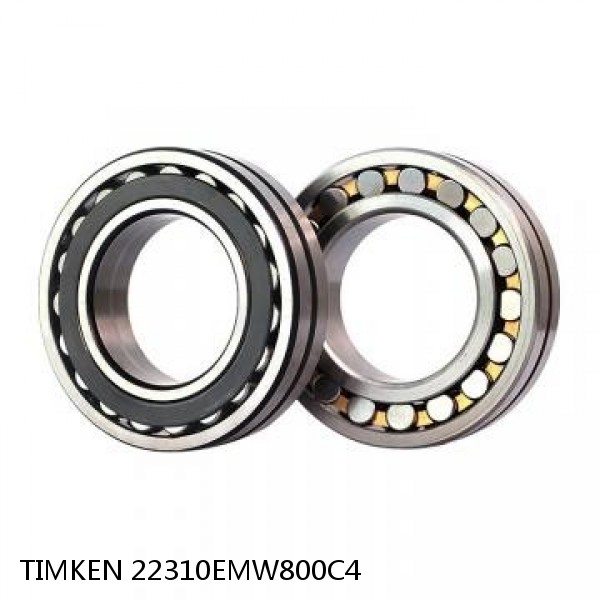 22310EMW800C4 TIMKEN Spherical Roller Bearings Steel Cage