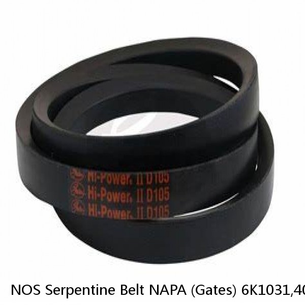 NOS Serpentine Belt NAPA (Gates) 6K1031,4061030,5061030, K061031