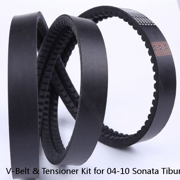 V-Belt & Tensioner Kit for 04-10 Sonata Tiburon Tucson Optima Sportage 2.7L⭐⭐⭐⭐⭐ #1 small image