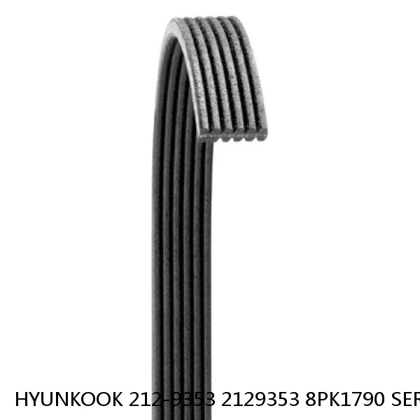 HYUNKOOK 212-9353 2129353 8PK1790 SERPENTINE V BELT FOR 3126B C7 ENGINE #1 small image