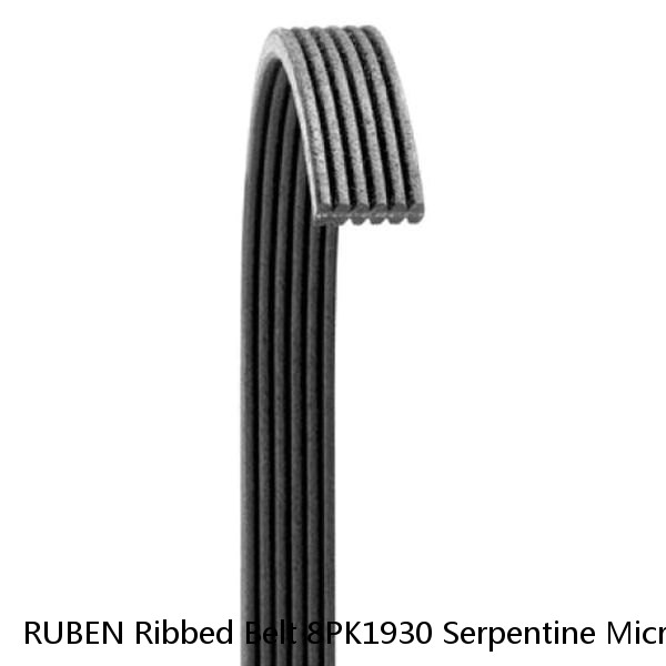 RUBEN Ribbed Belt 8PK1930 Serpentine Micro V-Belt 8PK1955 Drive Belt Micro-V 8PK1945 #1 small image