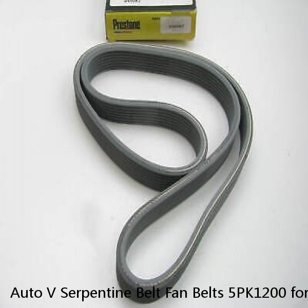 Auto V Serpentine Belt Fan Belts 5PK1200 for Automobile Compressor Strap