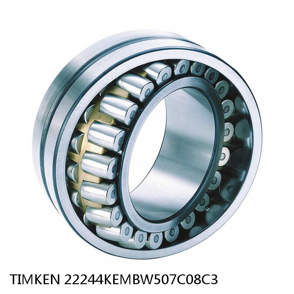 22244KEMBW507C08C3 TIMKEN Spherical Roller Bearings Steel Cage #1 image