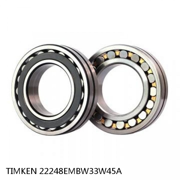 22248EMBW33W45A TIMKEN Spherical Roller Bearings Steel Cage #1 image