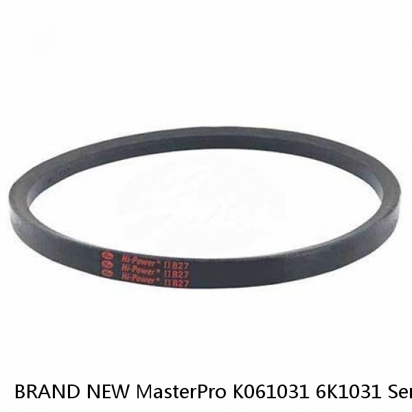 BRAND NEW MasterPro K061031 6K1031 Serpentine Belt #1 image