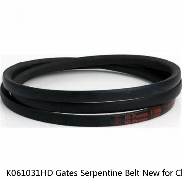 K061031HD Gates Serpentine Belt New for Chevy F150 Truck Ford F-150 Expedition #1 image