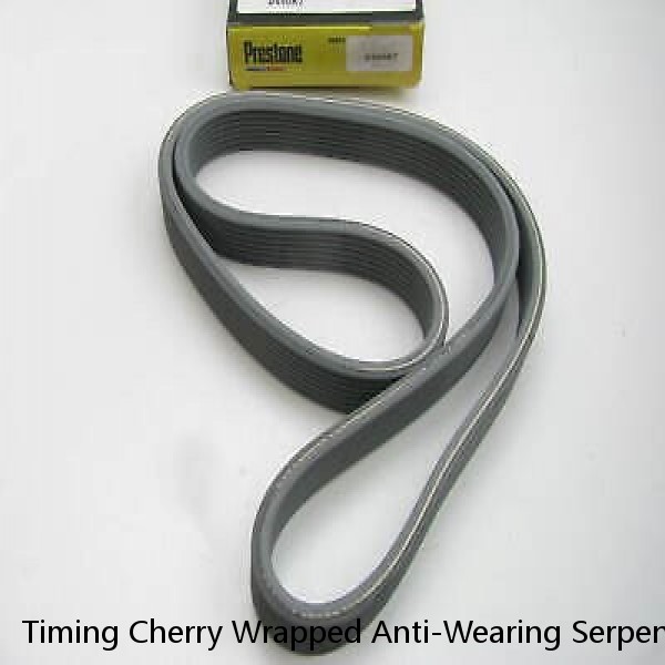Timing Cherry Wrapped Anti-Wearing Serpentine Adjustable Transmission Poly V Belt #1 image